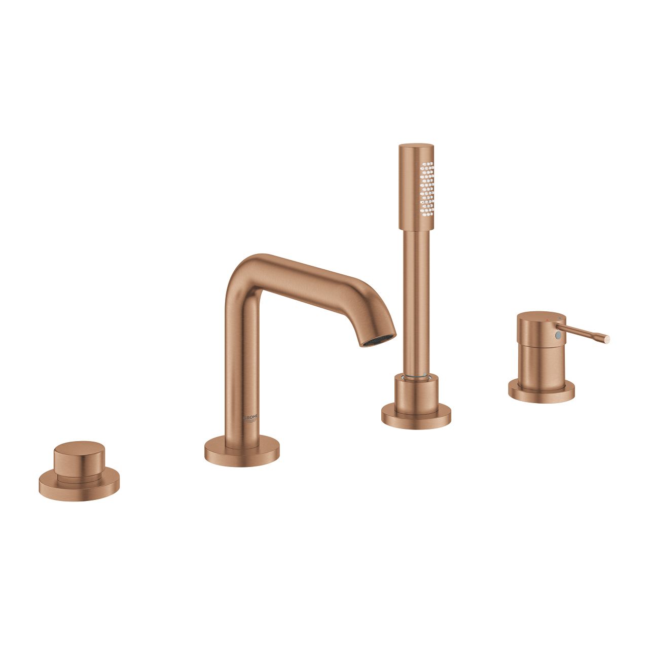 Grohe Essence Nová vaňová batéria, štvorotvorová, kartáčovaná Teplý západ slnka 19578DL1