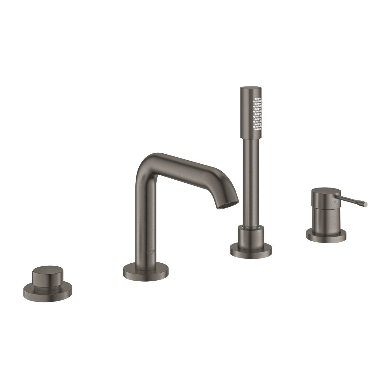 Grohe Essence Nová vaňová batéria, štvorotvorová, kartáčovaná Hard Graphite 19578AL1