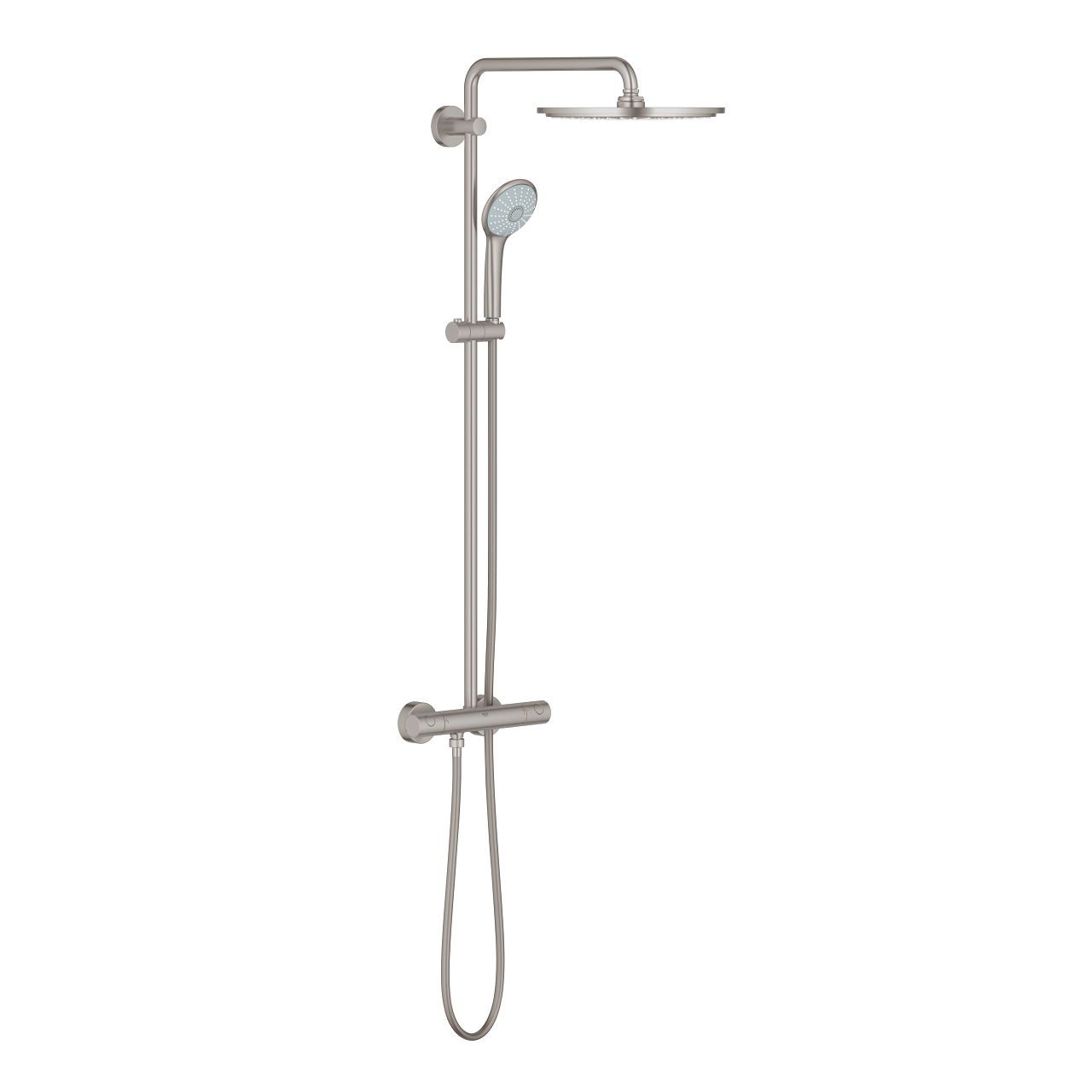 Grohe Euphoria System 310 sprchový set s termostatickou batériou, Supersteel 26075DC0