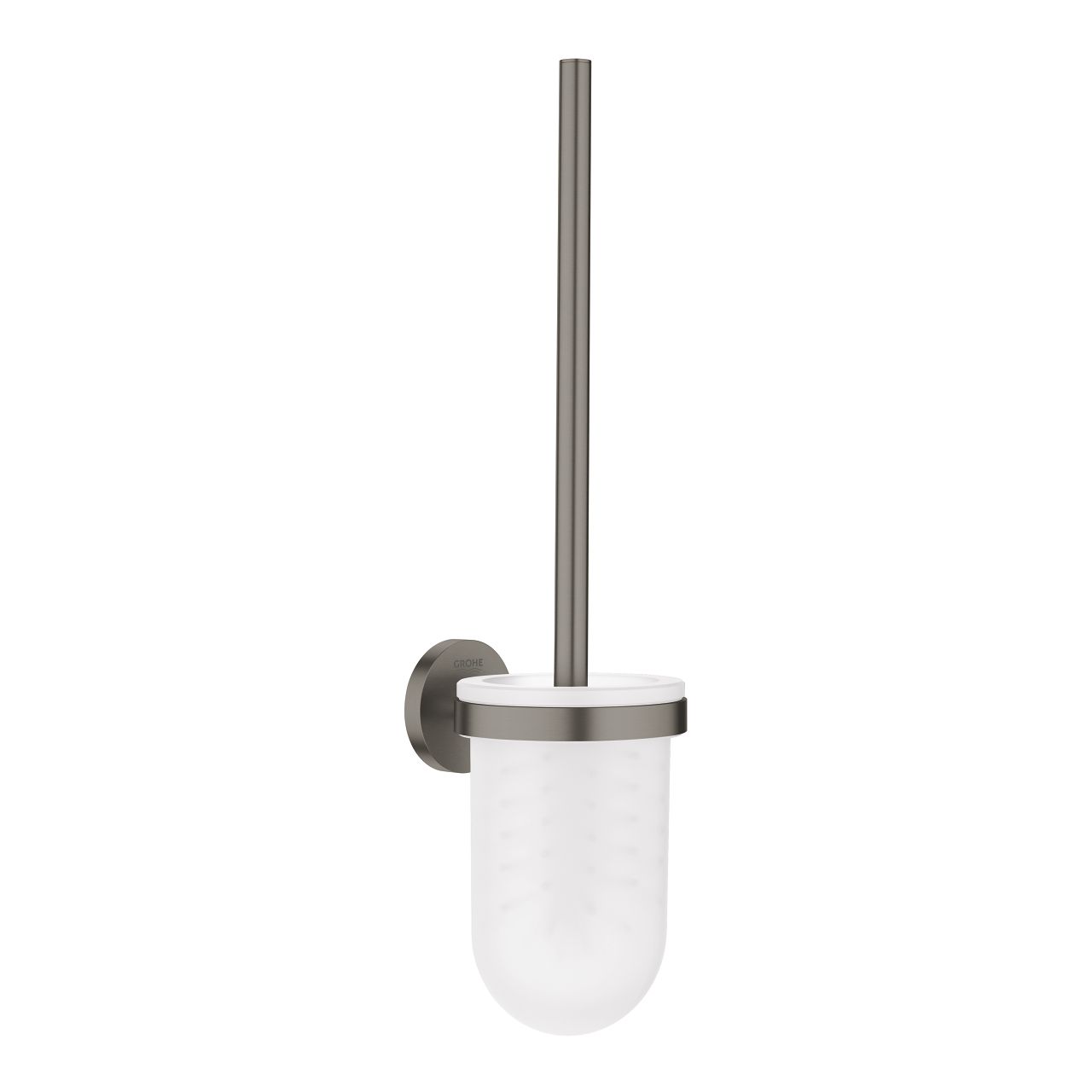 Súprava na čistenie toaliet Grohe Essentials, kartáčovaný tvrdý grafit 40374AL1