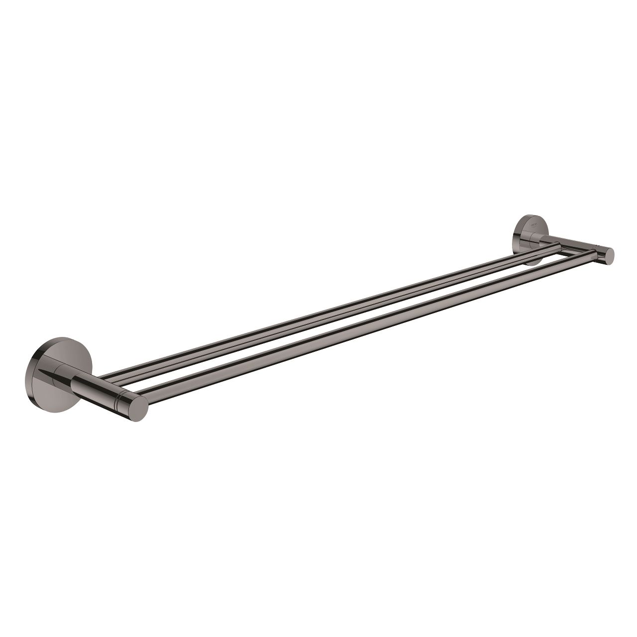 Dvojramenný držiak na uteráky Grohe Essentials, tvrdý grafitový lesk 40802A01