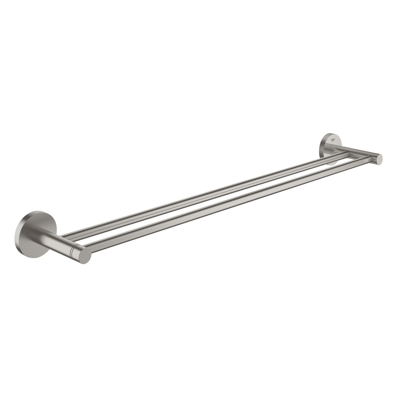 Grohe Essentials Dvojramenný držiak na uteráky, Supersteel 40802DC1