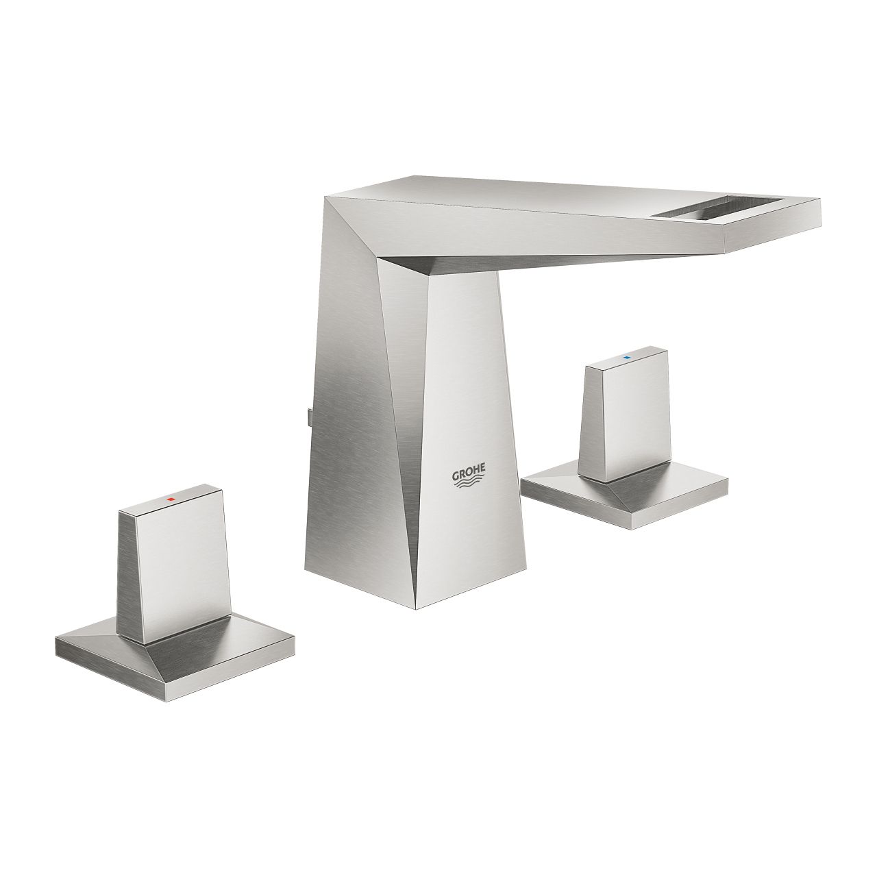 Grohe Allure Brilliant Umyvadlová tříotvorová baterie, Supersteel 20342DC0