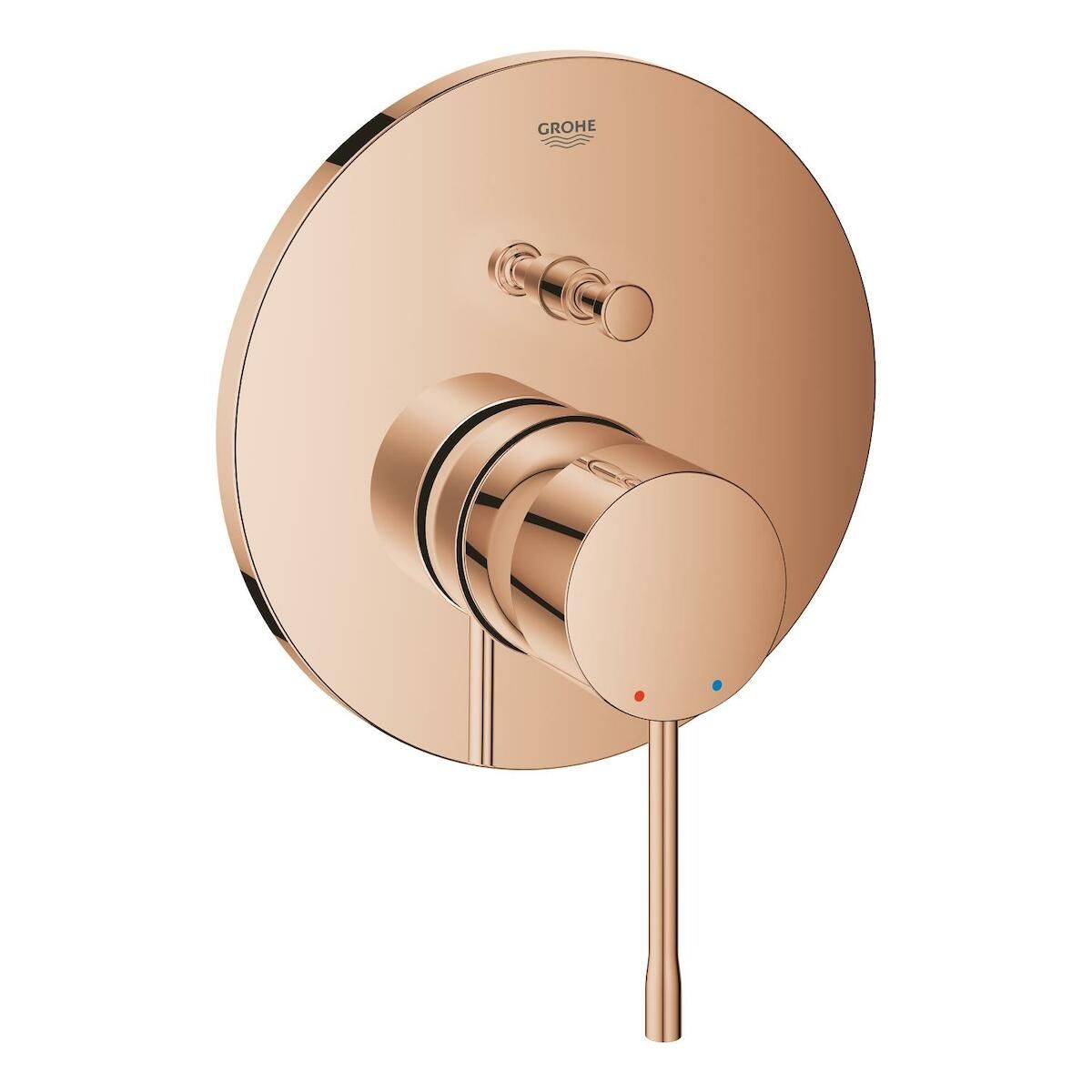 Grohe Essence Nová sprchová batéria s dvojcestným prepínačom, teplý lesk 24058DA1