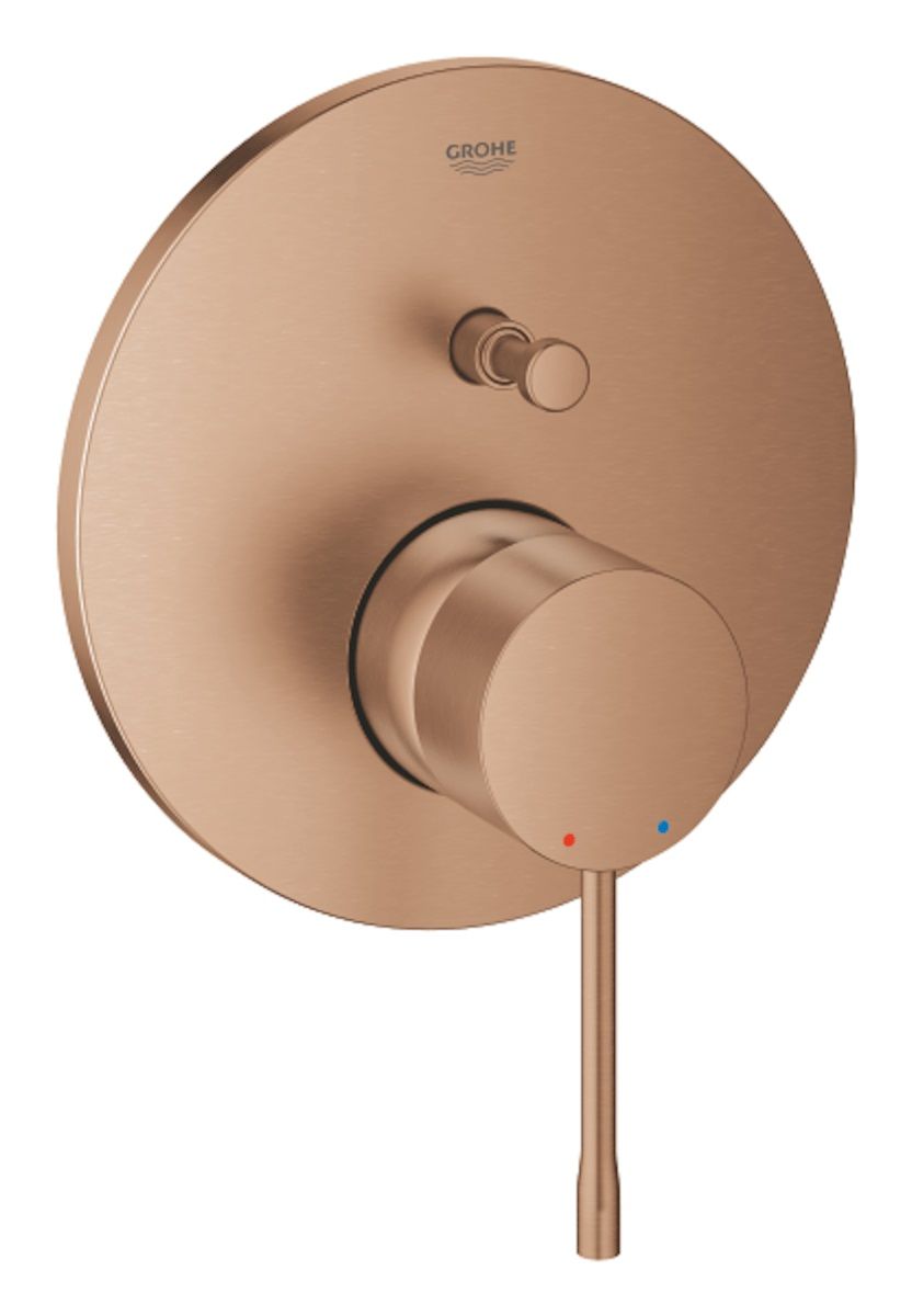 Grohe Essence Nová sprchová batéria s dvojcestným prepínačom, kartáčovaná, teplý západ slnka 24058DL1
