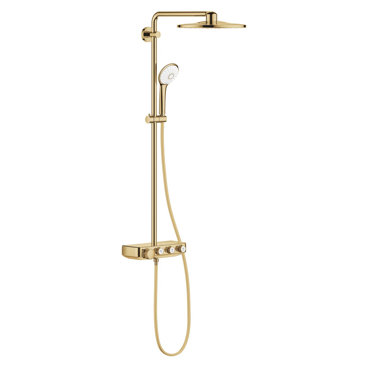 Sprchový termostatický systém Grohe Euphoria SmartControl, chladný lesk 26507GL0