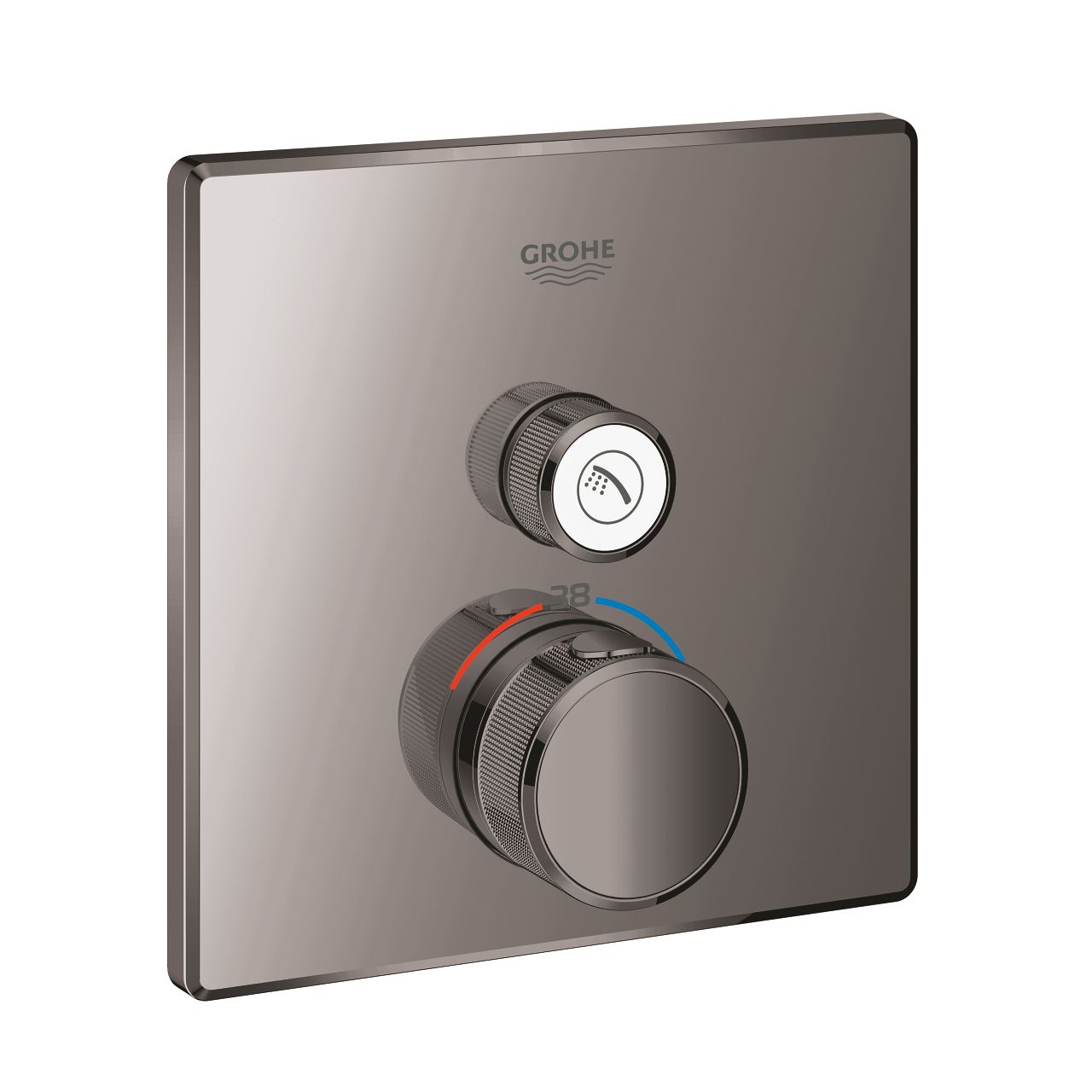 Grohe Grohtherm SmartControl Termostat s 1 ventilom, tvrdý grafit 29123A00