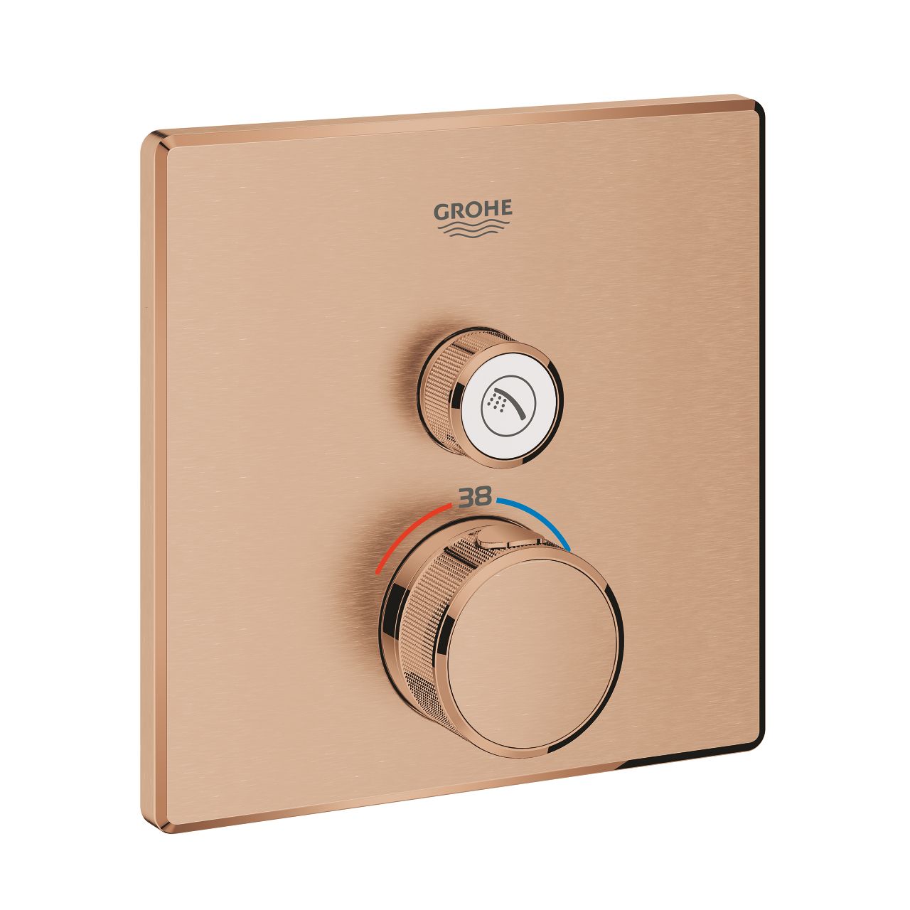 Grohe Grohtherm SmartControl Termostat s 1 ventilom, kartáčovaný Warm Sunset 29123DL0