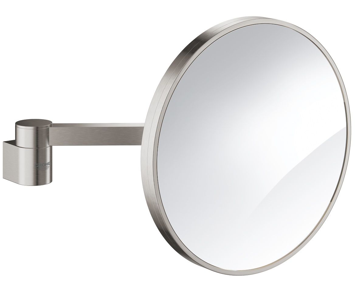 Kozmetické zrkadlo Grohe Selection 7x zväčšenie, Supersteel 41077DC0