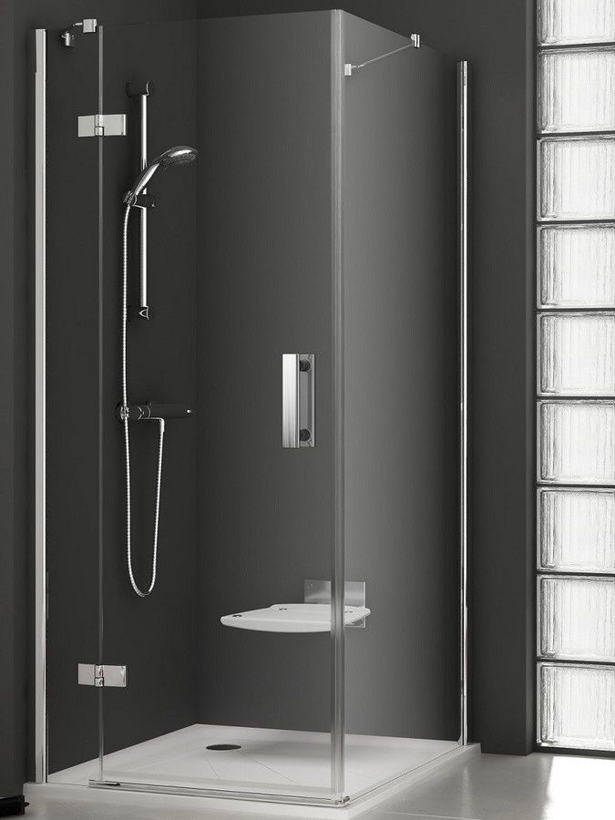 Ravak SmartLine Bočná pevná stena 80 cm ľavá, transparentná/chróm 9SL40A00Z1 SMPS-80