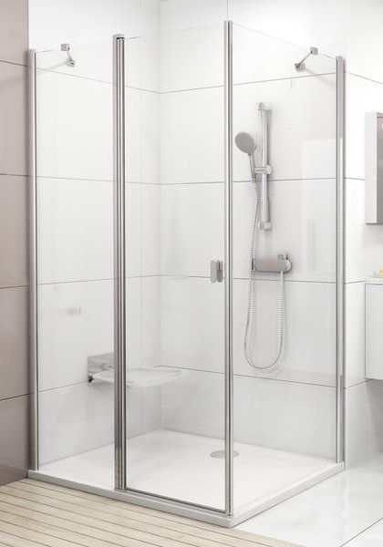 Ravak Chróm Pevná bočná stena 90 cm, ALU lesk/transparent 9QV70C00Z1 CPS-90
