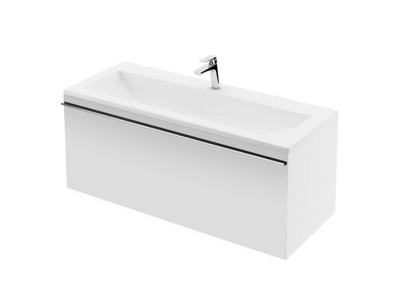 Ravak CLEAR SD 1000 Skříňka pod umyvadlo 100x38 bílá/bílá X000000759