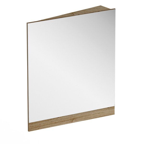 Ravak 10° Zrcadlo rohové 65x75 cm pravé, tmavý ořech X000001081