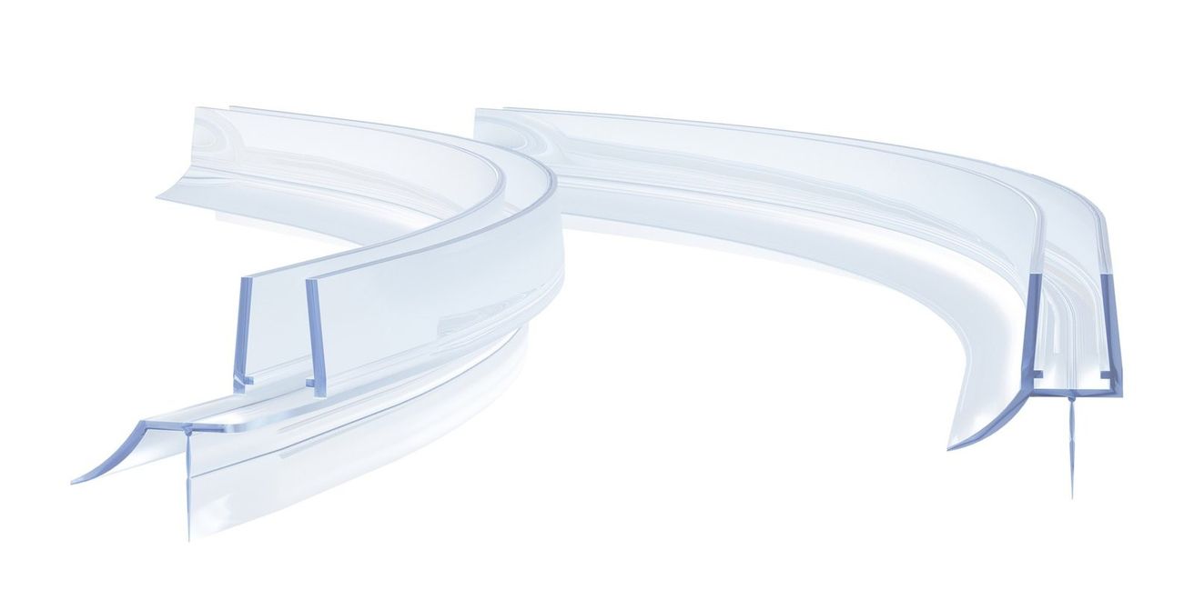 Ravak Lišta s odkvapničkou Glass G-PL-66-05 D000000026