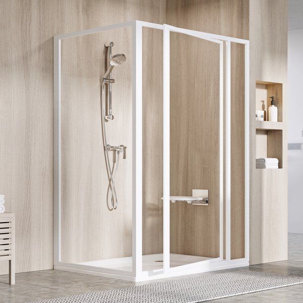 Ravak Supernova Boční stěna 80 cm, white+transparent PSS-80 940401O2Z1