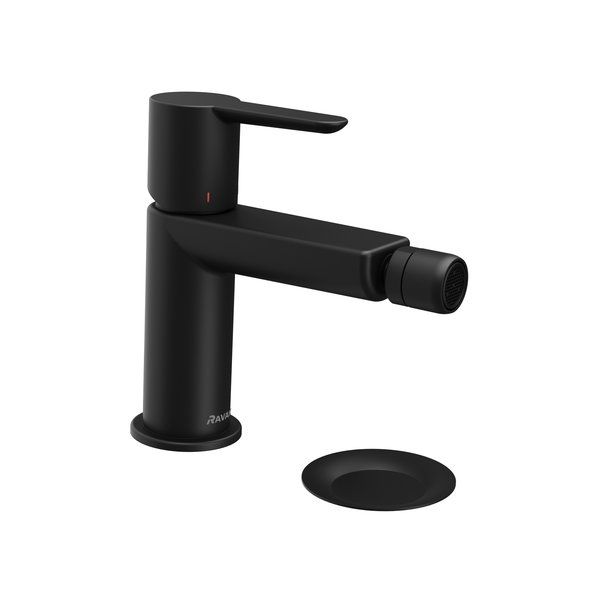 Ravak Puri Stojaci bidet s vývodom Click-Clack, čierna podložka PU055.20 X070189