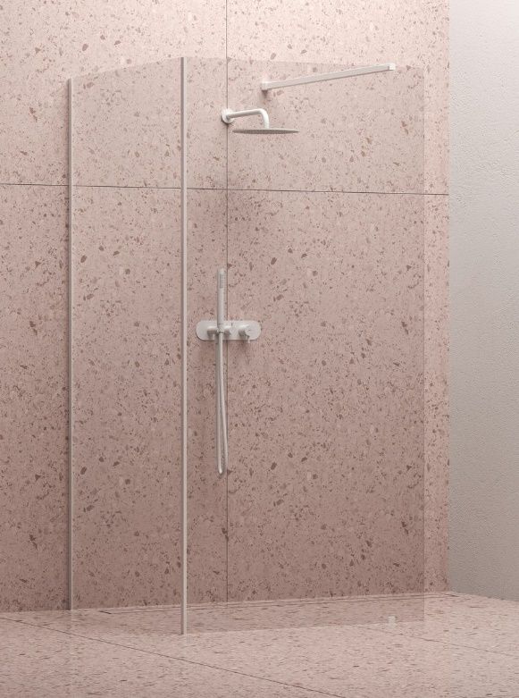 Ravak Walk-In Corner 120x80 cm, biely mat/čierne sklo Corner-120/80 GW1CG4E00Z1