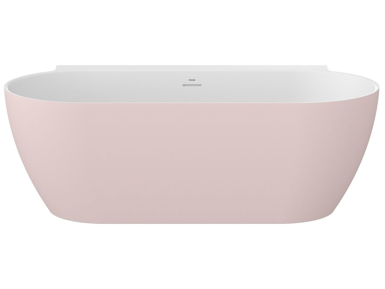 Ravak Freedom Wall II Tec Vana 170x87 cm, Alabaster Pink/bílá CC71600000
