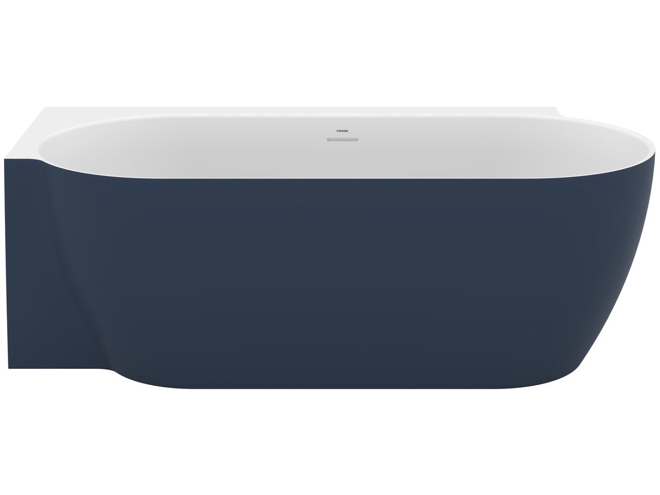 Ravak Freedom Corner II Tec Vaňa 175 × 86 cm, ľavá, Deepsea Blue/biela CC91400000