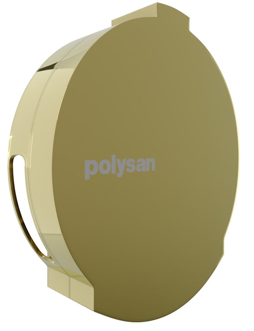 Polysan Ovládanie automatického vypúšťania vane s prepadom, zlatá 71940.90