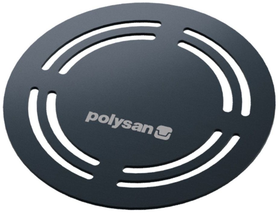 Polysan Flexia krytka sifónu, gun metal 73220