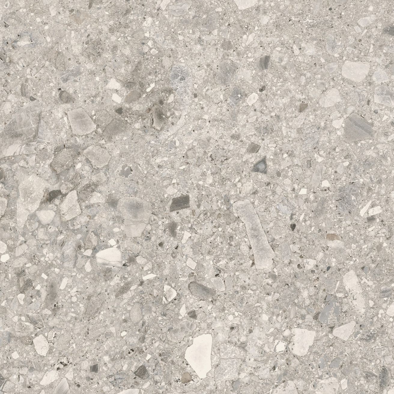 EBS Terrazzo Stone dlažba 60x60 cold grey mat rekt.