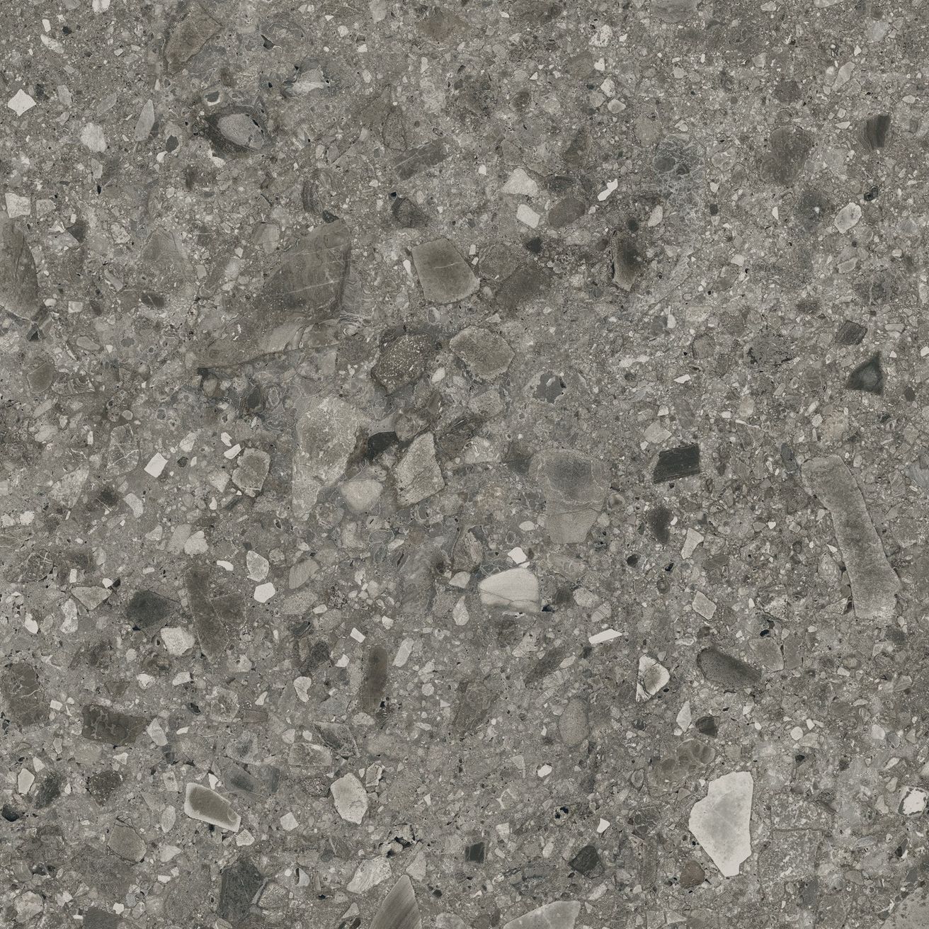 EBS Terrazzo Stone dlažba 60x60 grey mat rekt.