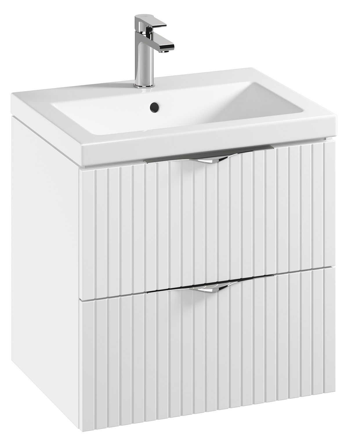 Cersanit Tirso Skrinka s umývadlom 60 cm, biela matná S801-545