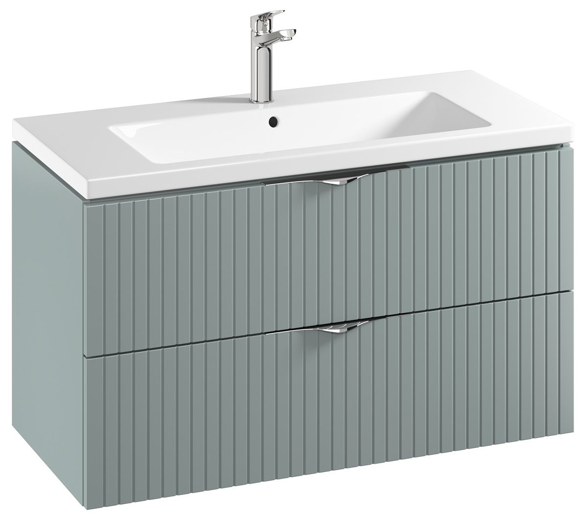 Cersanit Tirso Skrinka s umývadlom 100 cm, fjord mat S801-546