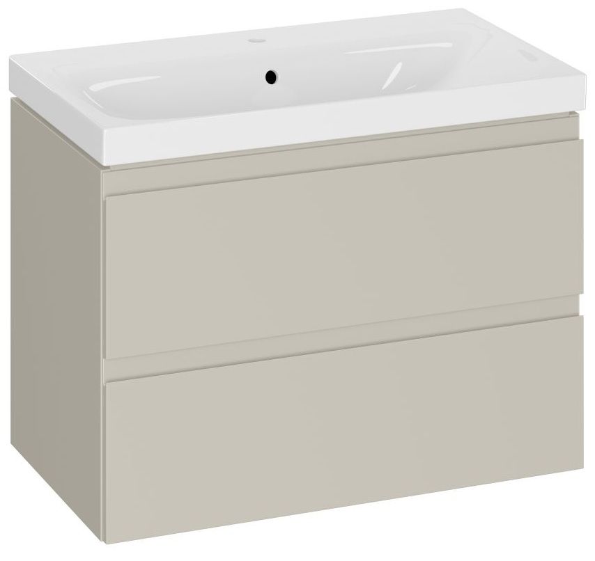 Cersanit Moduo Skrinka s umývadlom 80 cm, kašmír S4013-009