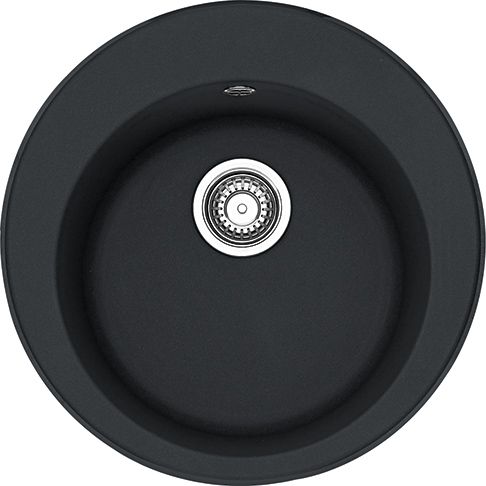 Franke Rondo ROG610-40 Granitový drez bez odkvapkávača, okrúhly 51 cm, onyx, 114.0283.879