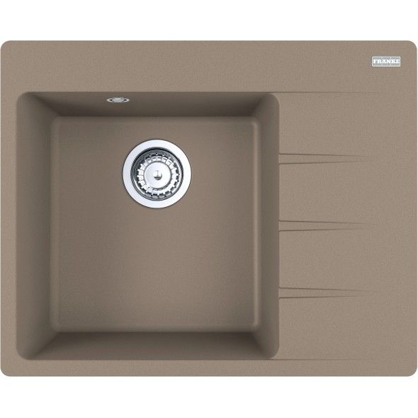 Franke Centro CNG 611-62TL/2 Granitový drez s odkapávačom vpravo, 62x50cm, kašmír, 114.0637.501