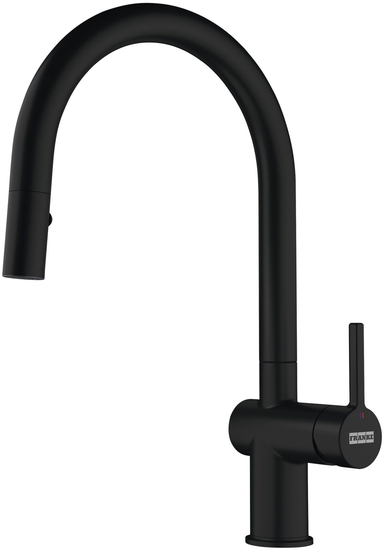 Franke Active New Batéria sady s sprchou, matná čierna, FN 4090.901
