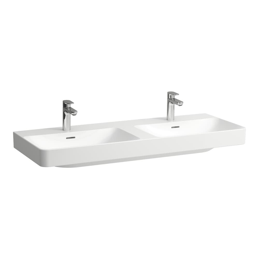Laufen Pro X Dvojumývadlo 120 cm, biela H8148620001041