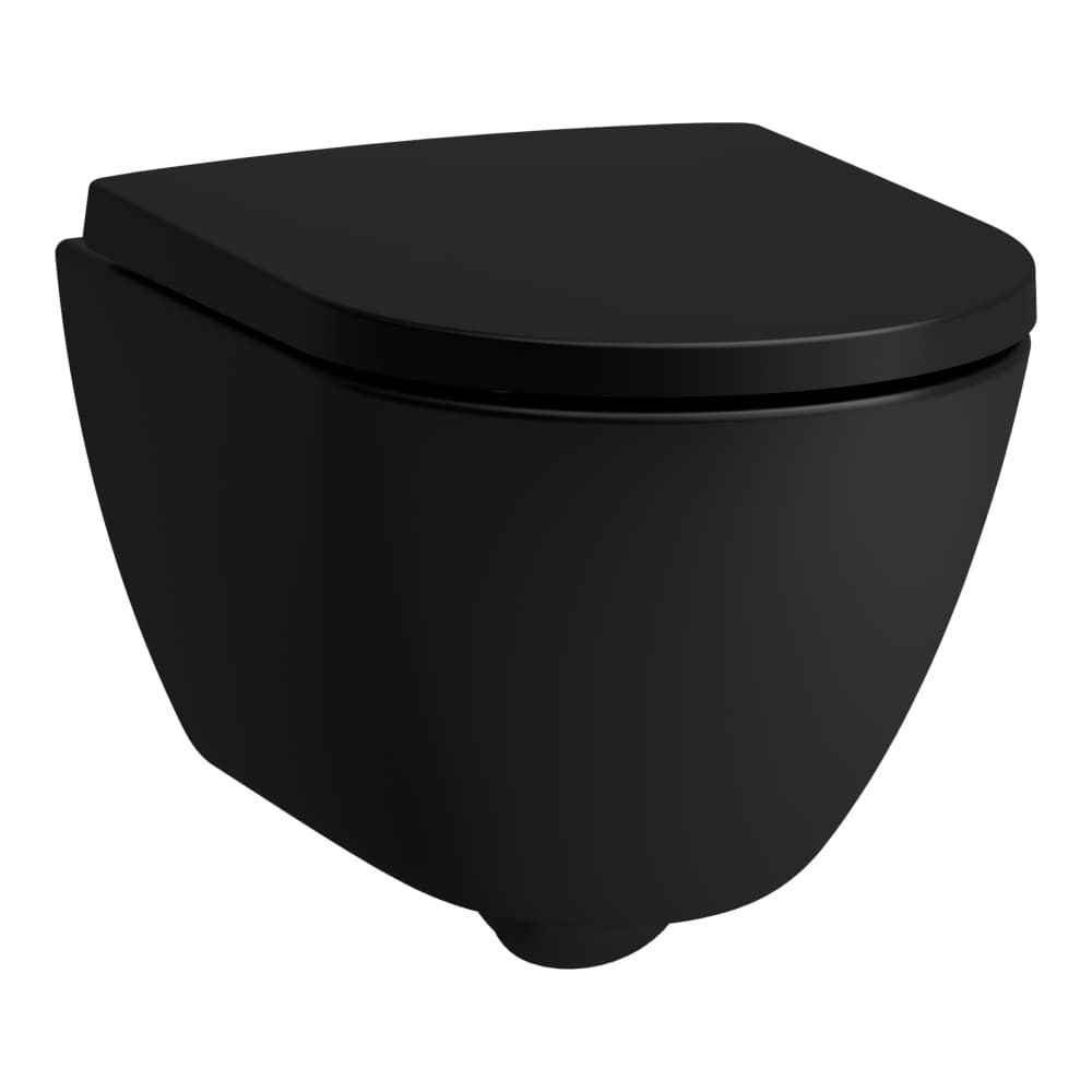 Laufen Pro X Zavesená WC, silent flush, matná čierna H8208637160001