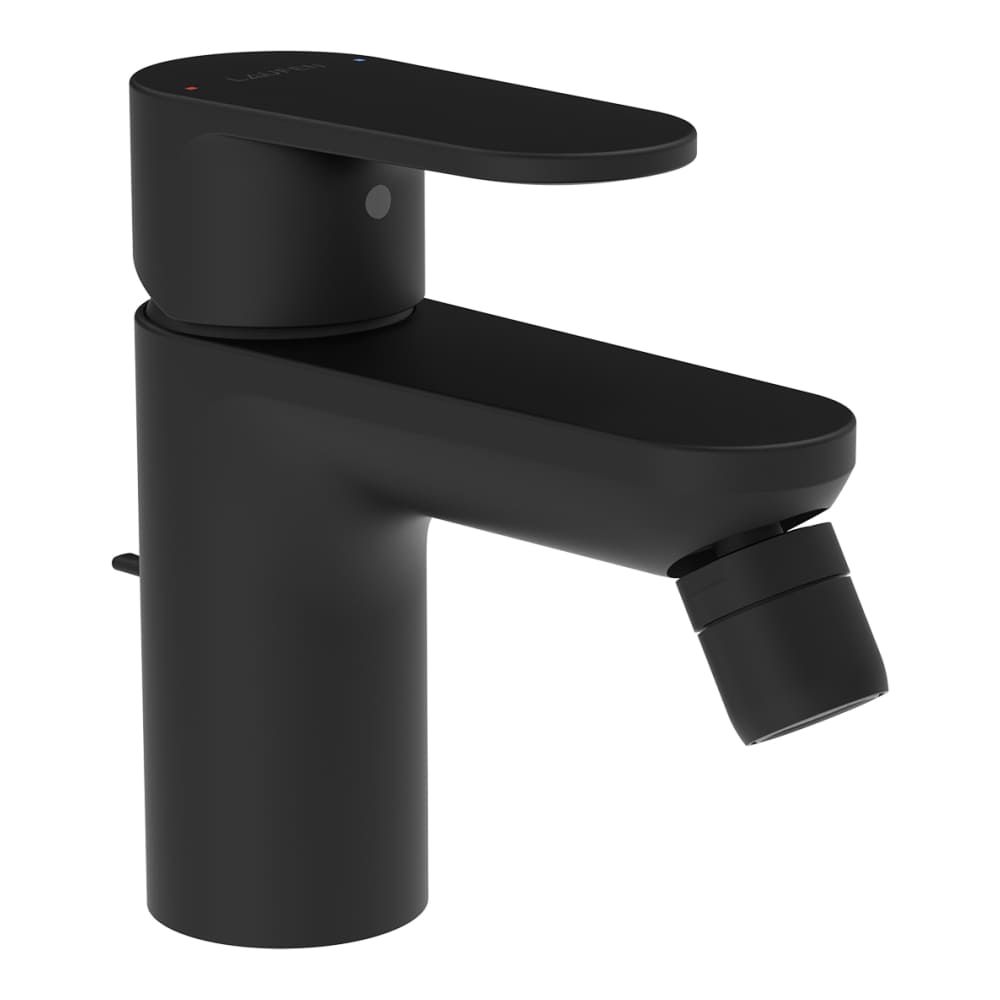 Laufen Pro X Bidetová batéria s výpusťou click-clack, matná čierna HF506910198000
