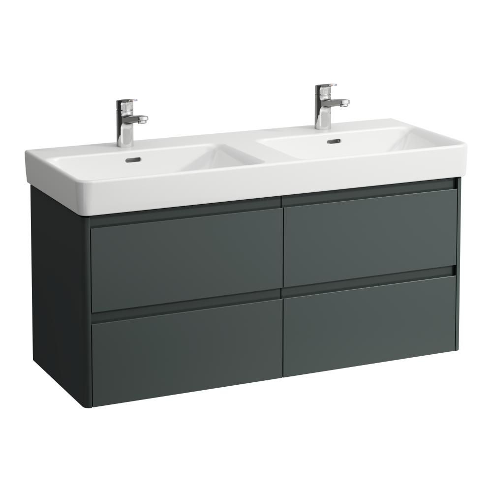 Laufen Base 2.0 Skříňka pod dvojumyvadlo 117 cm, šedá traffic H4113241082661