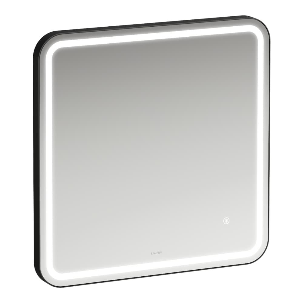 Laufen Base 2.0 Zrcadlo 60 cm s LED osvětlením, černá mat H4443801084501