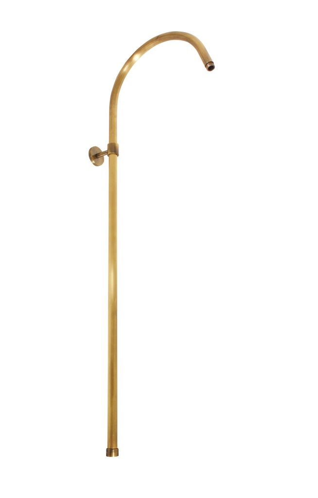 RAV Slezak Sprchová tyč 101,2 cm s ramenom, 3/4" stará mosadz MD0654SM