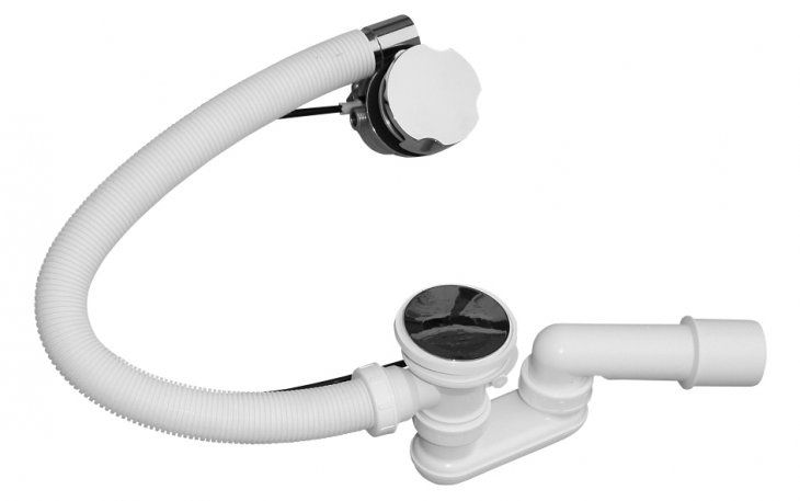 RAV Slezák Automatická vaňa 57 cm, chróm NP0002/570