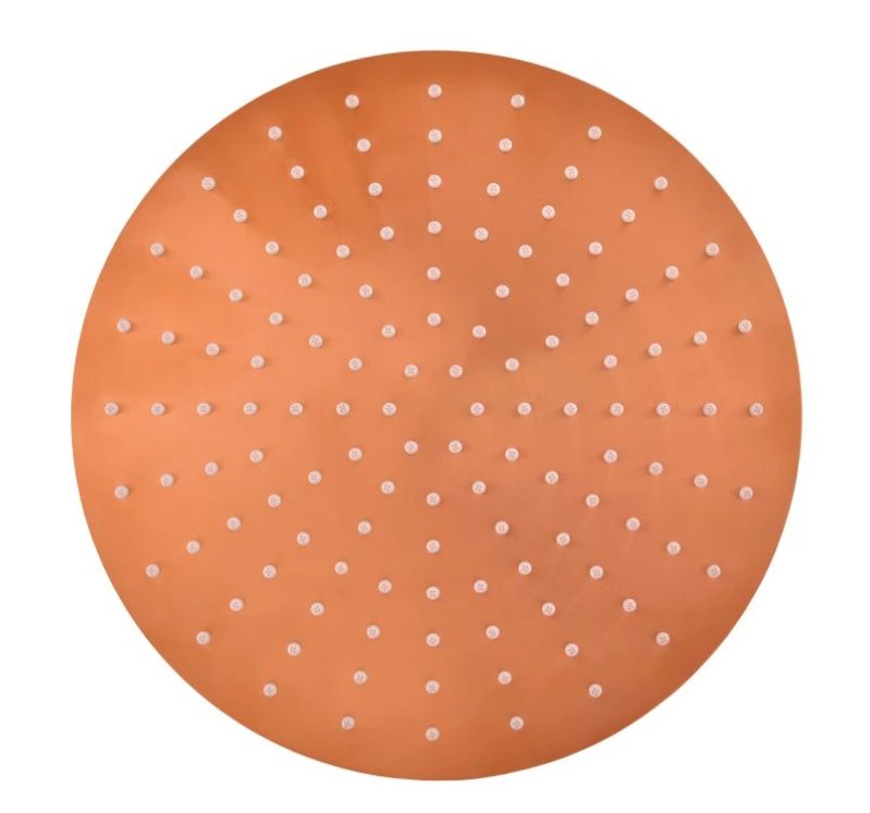 RAV Slezák Hlavová sprcha, priemer 30 cm, zlatoružová kartáčovaná KS0001/4ZRK