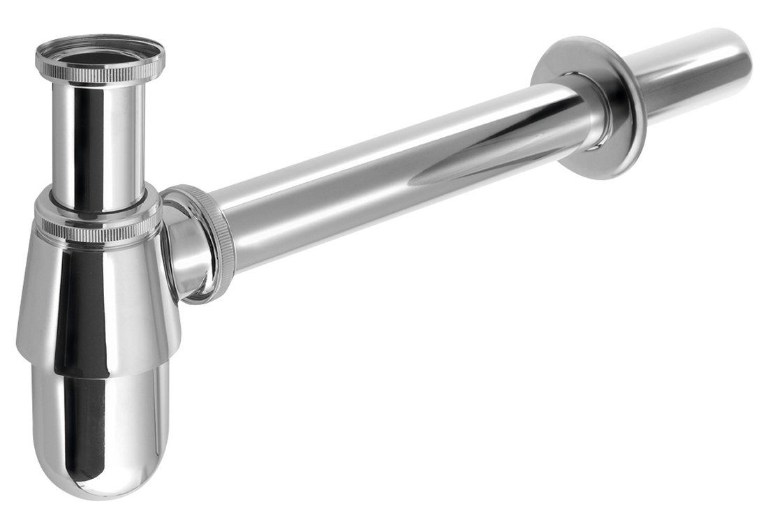 Bruckner Umývadlový sifón 5/4", DN32 mm nízky, chróm 151.211.1