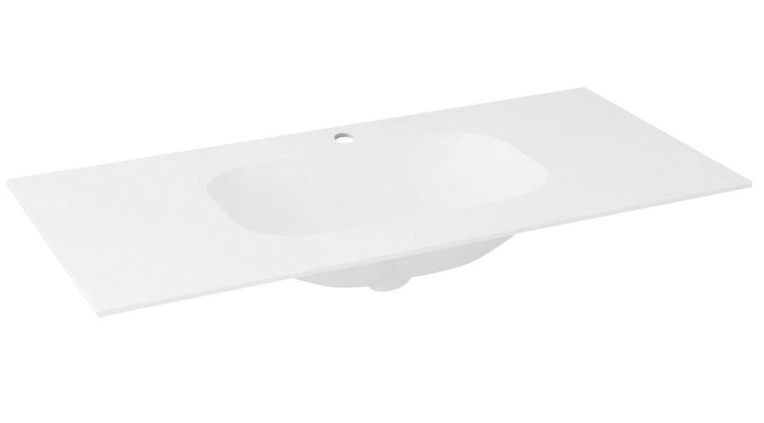 Sapho Treos Nábytkové umývadlo 111,6 x 51,3 cm, biele matné TS112-0101