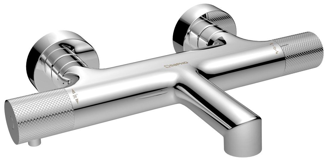 Sapho Solaris Vanová termostatická baterie, chrom WD010