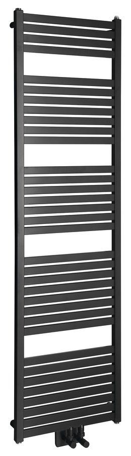 Aqualine Tondi DT446T Radiátor kombinovaný, 45x169cm, čierny mat