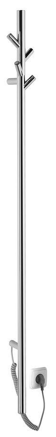 Sapho Pasador ER175V Elektrický držiak na uteráky, okrúhly, 15x150 cm, 30 W, chrómový lesk