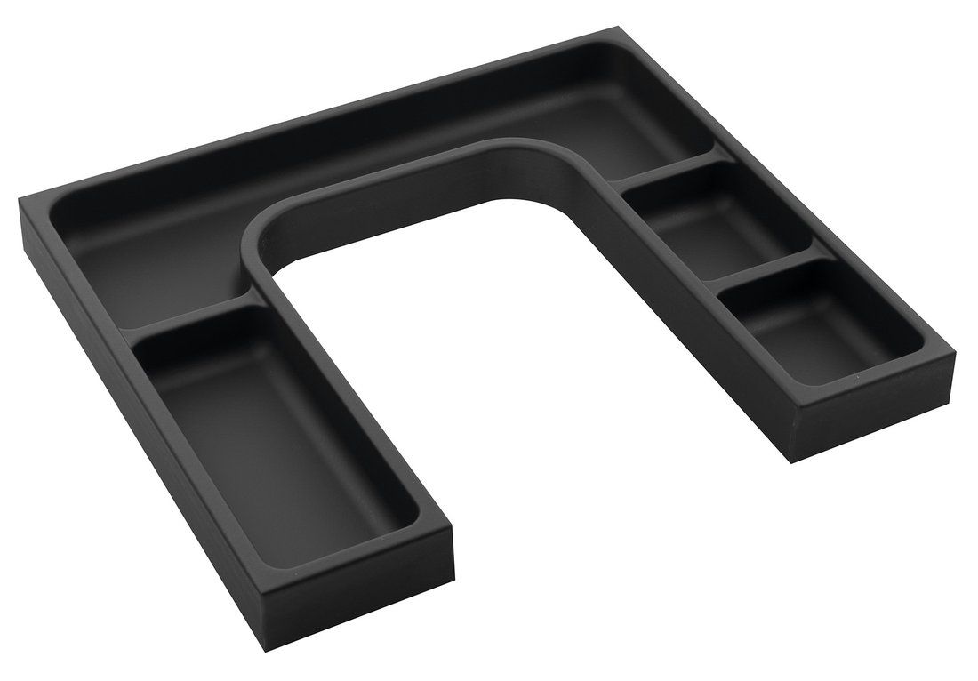 Organizér do zásuvky Sapho Lindo 37,2 x 36 x 32,3 cm, antracit LD001