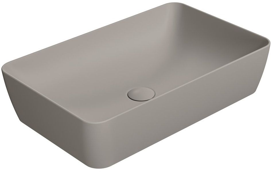 GSI Nubes Umyvadlo na desku 60x38 cm, tortora mat 903605