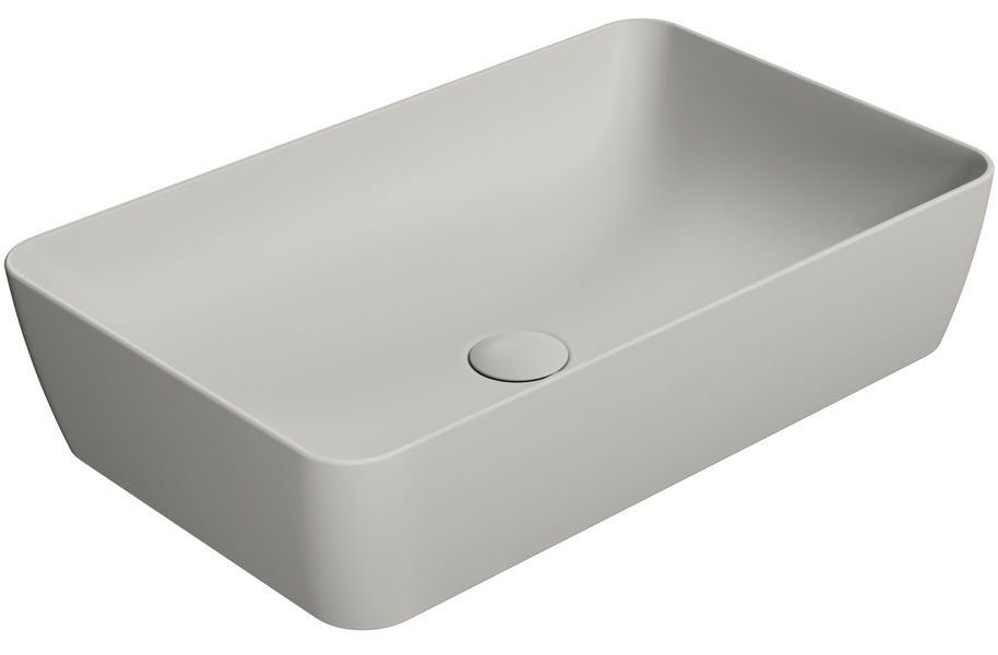 GSI Nubes Umyvadlo na desku 60x38 cm, cenere mat 903617