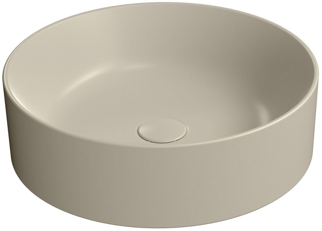 GSI Kube X Kulatá umyvadlová mísa 45cm, creta mat 942708
